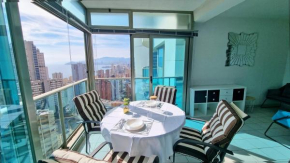 Skyline 14 Large and sunny all-day balcony with stunning sea views